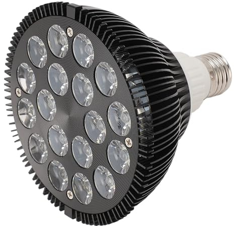 Aquarium Lampe, 18W Pflanzenlampe LED Vollspektrum Wachstumslampe E27 E26 für Wasserpflanzen, Riffe, Korallen, Meeresalgen, Schildkrötenhabitat