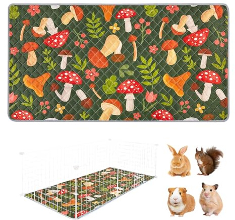 Holdes Inserto per gabbia per cincillà, lavabile, assorbente, per habitat cincillà, per animali domestici, criceti, riccio