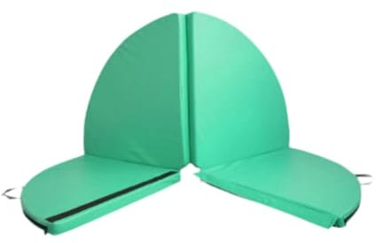 Pole Dance Crash Mat Foldable Yoga Mat Portable Folding Pole Dance Mat for Indoor Home Gym Studio(Green Thick 5cm)