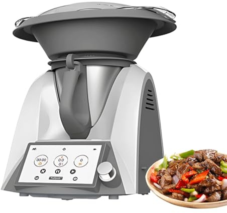 Smart Köksmaskin med Wifi, Matlagningsrobot med Guidad Recept och Förinställda Funktioner, 3L Multikokare, 1500W Motor, 7” TFT Touchscreen