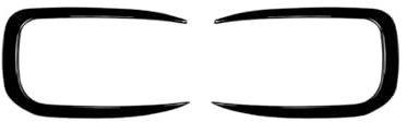 Heckspoiler Passend für BMW 1er F20 F21, passend für M, für Sport 2015–2019, Frontstoßstange, Seitenspoiler, Splitter, Air Blade-Bodykit(Gloss Black)