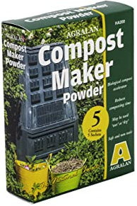 Agralan Natural Compost Accelerator | Compost Maker & Activator Booster Speeds Up Composting Process of Home & Garden Waste | Treats 3000 Litres |