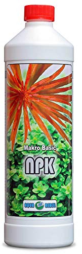 Aqua Rebell ® Makro Basic NPK Dünger - 1 Literflasche - optimale Versorgung für Ihre Aquarium Wasserpflanzen - Aquarium Dünger speziell für Wasserpflanzen entworfen