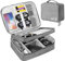 HCFGS Sacoche de Rangement Universelle, pour Ordinateur Mobile Accessoires Câble USB iPad Power Disque Dur (Gris)