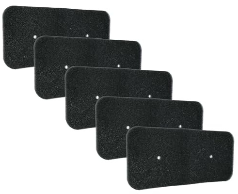 vhbw 5x filtre éponge compatible avec Candy EVOC 8813AB 31100515 | EVOC 980AT-4 31100517, EVOC 970AT-0 31100504 sèche-linge