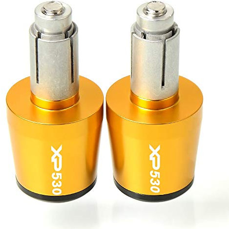 Lo Nuevo Diseñado Universal Modificado per Requisitos Moto 7/8 Mano Extremos De La Barra Manija De La Motocicleta Acoples per Yamaha XP530 Xp530 2012-2016 Extremo del Manillar (Color : Gold)