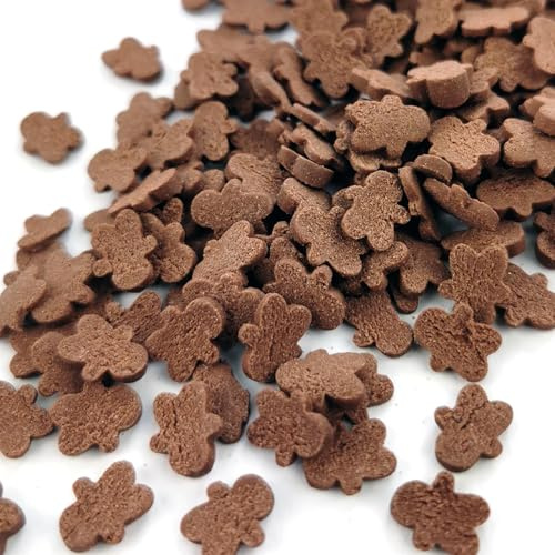 Streuselheld Gingerbread Man 40g weihnachtliche Zuckerstreusel | Christmas Sprinkles als Dekoration für Weihnachtsplätzchen, essbare Lebkuchenmann Deko-Streusel für Weihnachtsgebäck
