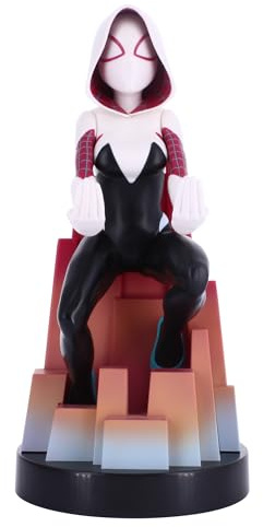 Cableguys - Marvel Ghost Spider Gaming Accessories Holder & Phone Holder for Most Controller (Xbox, Play Station, Nintendo Switch) & Phone