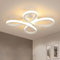 Comely Plafoniera LED, Fiori Moderna Plafoniere LED a Soffitto, 30W 3500LM Lampada da Soffitto LED per Camera da Letto Soggiorno Cucina Sala da Pranzo, Bianco Caldo 3000K