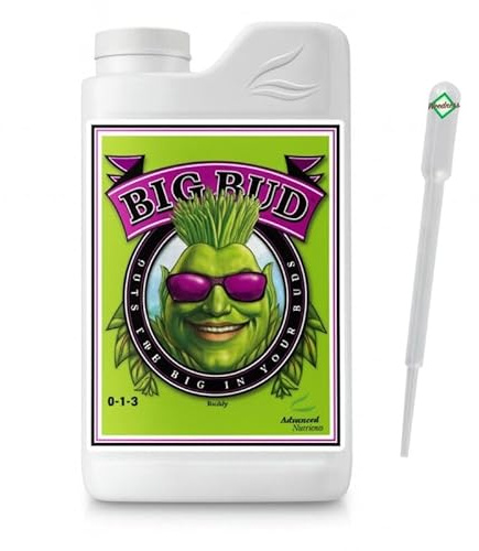 Weedness Advanced Nutrients Big Bud 1 Liter - NPK Dünger Grow Anbau Indoor Erde Flüssigdünger Organischer Bio