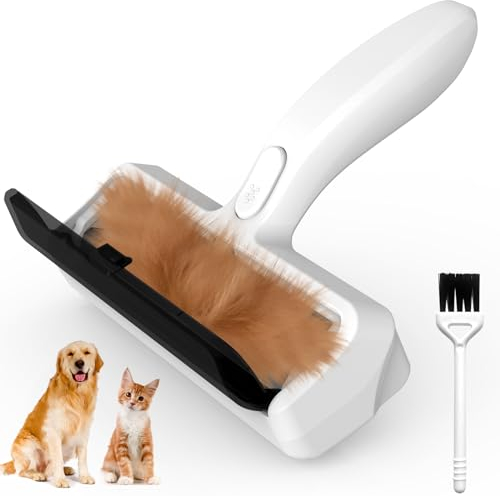 Tierhaarentferner Fusselrolle - Zum Entfernen von Katzen- und Hundehaaren auf Sofas, Kratzbäumen, Teppichen, Kleidungsstücken, Autositzen, Betten und Möbeln