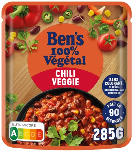 BEN'S ORIGINAL 100% Végétal Chili Veggie (Pack of 1)