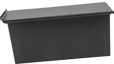 BESTonZON 450g Black Loaf Pan Lid Non-Stick French Bread Mold for Home and Restaurant