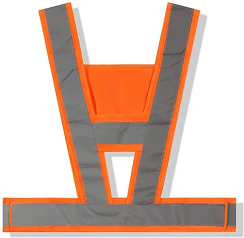 AMYSTY Sicherheitswesten Warnweste Warnschutzweste Reflektierende Nachtlaufweste Leichte Sicherheitsweste Reflektorweste (Color : C, Size : One size)