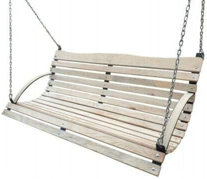 NEU Holz Hollywoodschaukel Bank Sitz ZUR SCHAUKEL 180 150 120 cm + Kette + KARABINER XXL (120)