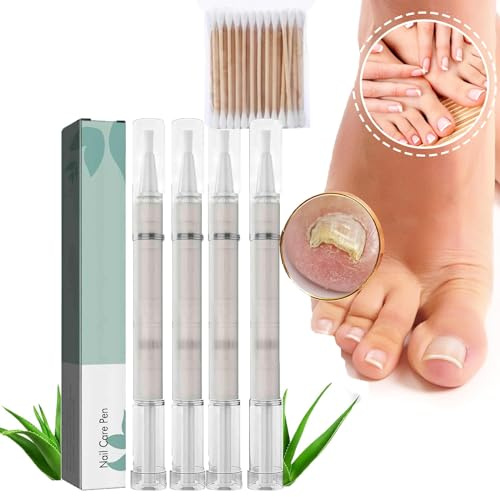Health Nail Care Pen, Nail Care Pen, Nail Care Quick and Effective for Nails & Toenails (4 Pcs)