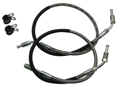 1930752 1930753 Front Left & Right Brake Hose Line for Polaris Sportsman Xplorer Big Boss Magnum Trail Boss Trail Blazer Xpress Scrambler Sport Xpedition Worker 500 400 250 300 325 350 425 335 455