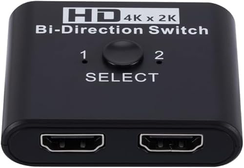 HDMI Splitter 1 in 2 Out Gleichzeitig 4K HDMI Verteiler Unterstützt HDCP 4K 3D UHD 1080P für LCD Display DVD Player PS4 Xbox Digitalkamera