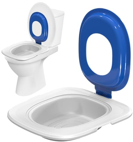 Istruttore per toilette gatto, sedile per WC gatto - Trainer per la lettiera - Tappetino riutilizzabile con tappetino per sabbia
