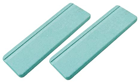SOLUSTRE 2pcs Diatom Soap Pad and Absorbent Wash Pad Set, Quick-dry Bathroom Toothbrush Cup Cushion, Green Multipurpose Water Absorption Mat for Sink and