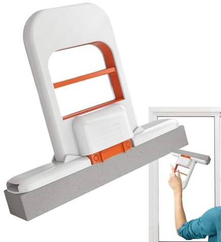 Pequeña mopa de suelo autorroscante, estrecha, para coche, baño, cocina, mesa, azulejos, espejo