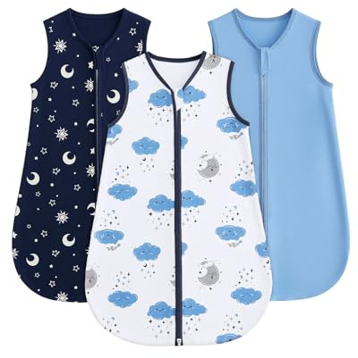 WYTbaby Baby Schlafsack 0.5 Tog 3er Pack 18-24 Monate