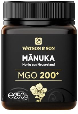 Watson & Son Manuka Honig MGO 200+ 250g | Premium Qualität aus Neuseeland