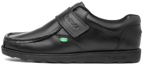 Kickers Mens Fragma Strap Moc Toe Shoes Black 11