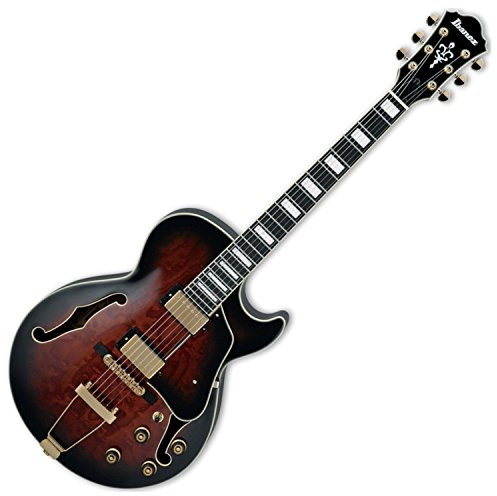 Ibanez Artcore Expressionist AG95QA-DBS Dark Brown Sunburst - Halbakustik Gitarre