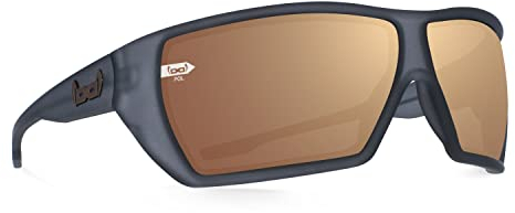 Gloryfy unbreakable eyewear (G12 Mythos POL) - Unzerbrechliche Sonnenbrille, Polarisiert, Sport, Damen, Herren, Gold-Verspiegelte Gläser