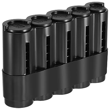 Weskjer Euro Coin Storage Box Plastic Coin Dispenser Easy Change for Taxi Driver Bar Restaurant (Black)