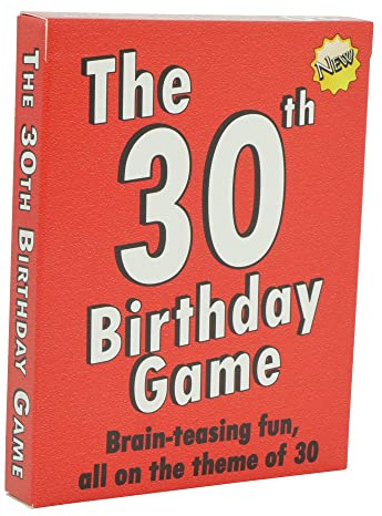 GoForItGames 30TH BIRTHDAY GAME: Looking for gifts men or women ? Look no further! This unique game 30ths offers amusing, nostalgic enjoyment everyone turning 30