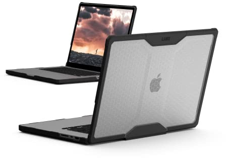 URBAN ARMOR GEAR Plyo Case für MacBook Pro 16 Hülle M5/M4/M3/M2/M1 | Passgenau | Rundumschutz vor Schlägen, Stürzen und Kratzern| Alle Anschlüsse erreichbar | Wabenstruktur für extra Stabilität
