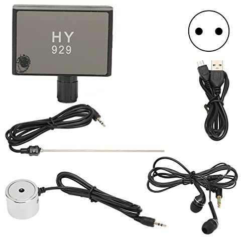 Détecteur de Fuite de Conduite d'eau, Moniteur d'eau Domestique à Deux Sondes Outil de Détection de Conduite d'eau Professionnel Détecteur de Fuite de Mur Domestique Détecteur de Fuite(Prise UE)