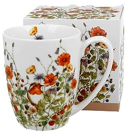 DUO Floral Tasse classique 350 ml Wild Bird New Bone China Porcelaine