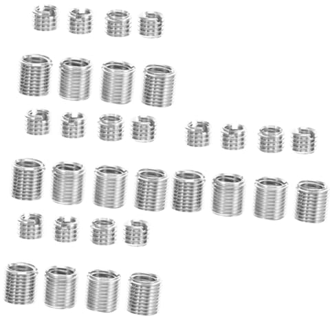 SOLUSTRE 4sätze Gewindeeinsätze Für Selbstschneidende Schrauben Teiliges Sortiment Für Maschinenbau Und Reparaturen Einfache Installation Und Hohe Stabilität