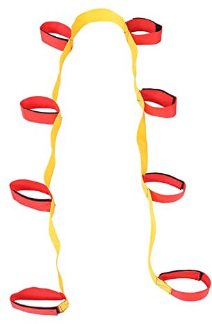 Tbest Play Sets y Playground Equipment, 2pcs 3/5/8 de Fijación de la Cinta de Fijación de Juegos de Equipos Al Aire (Versión Normal 8 Personas)