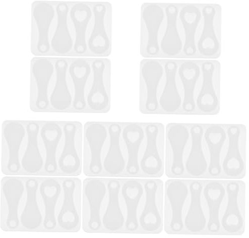 NUOBESTY 10pièces Moule pour Jeton De Chariot De Courses Moule pour Création De Jetons Matériel De Bricolage