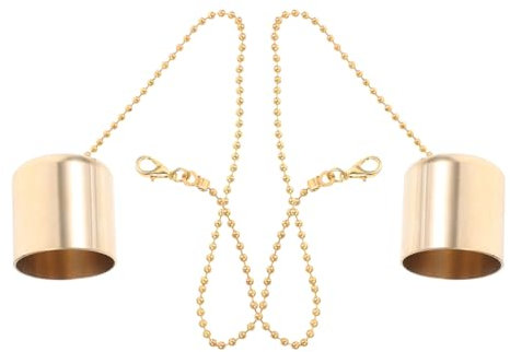 Warmhm Abat-Jour en Laiton Lampe À Huile Éteignoir: 2 Pièces Extincteur De Bougie Éteignant Le Capuchon D'extinction Mèche Éteignoir De Flamme Éteignoir De Bougie Tiki Torche De