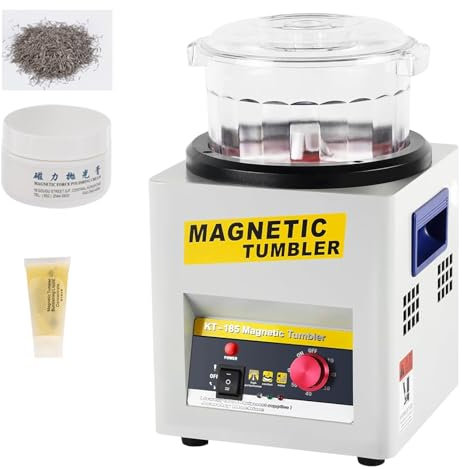 Lakenbroade Lucidatrice Magnetica. Lucidatrice Magnetica per Gioielli capacità di lucidatura per Gioielli 600g