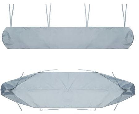 YCDZSW Terrassen-Markisenabdeckung, Markisen-Schutzhülle Für Markisen Wasserdicht, Markisenschutzhülle Abdeckung Sonnenschutz Staubdicht Für Garten Terrasse (5m,Grau)