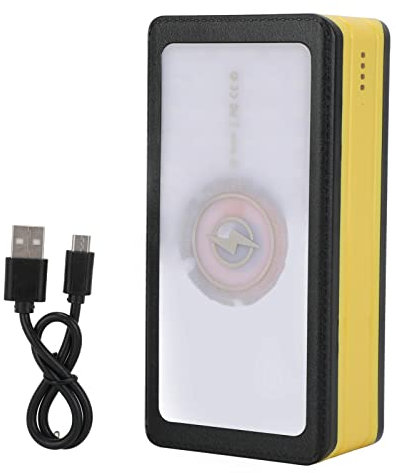 GRCFUMO Solar Power Bank, Cargador de Paneles de batería de teléfono Solar portátil de 60000mAh con 4 Puertos USB y linternas Brillantes, Cargador de baterías para Todos los