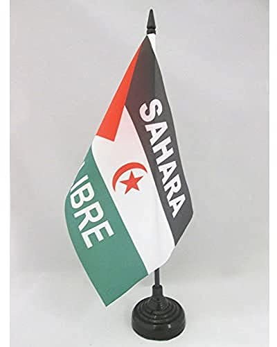 AZ FLAG Bordsflagga Polisario Front of Sahrawi Arab Democratic 21x14 cm