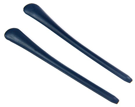 YouY® 2PCS Silikon Antirutsch Brillenbügel Überzüge für Bügelenden/Brillenbügel Silikon Socke Schwarz