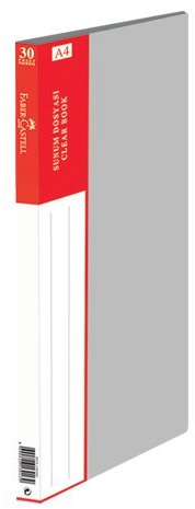 Faber-Castell 5075130104 Standard-Sichtbuch 30 Blatt, grau