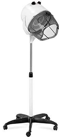 physa Secador De Casco Con Pie Para Salón Peluquería PHY-1100HD-1 WHITE (Potencia: 1.100 W, Temperatura: 75 °C, Color blanco)