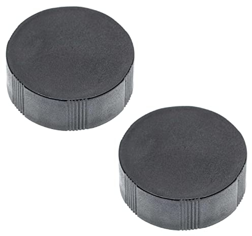 vhbw 2X Tapa para Objetivos prismáticos de 30mm -2 un., Negro, encajable