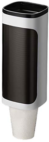 Lipeed Fontana da montare a parete, porta bicchieri di carta, tazza usa e getta (per bicchieri di plastica e bicchieri di carta), supporto per bicchieri, supporto da parete, portabicchieri per la casa