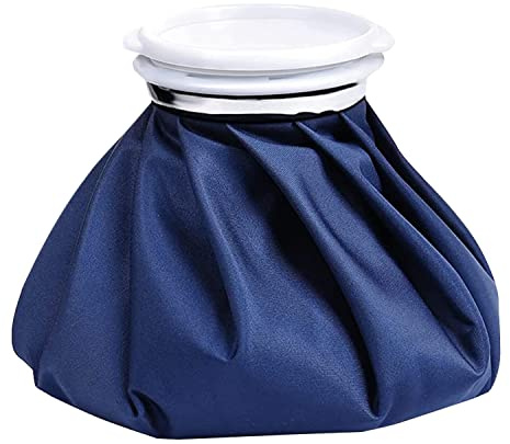 Sac de Glace, Sac de Glace Coude/Poche de froid ou chaud/Compresse réutilisable et étanche avec bouchon anti-fuite et matériaux durables (28 cm)