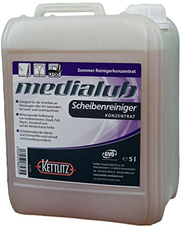 5 Liter Scheinwerferreiniger, Glasreiniger KETTLITZ-Medialub Scheibenreiniger Konzentrat-Sommer